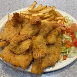 #47 Shrimp and Fish Breaded/ Camaron y Pescado Empanizado