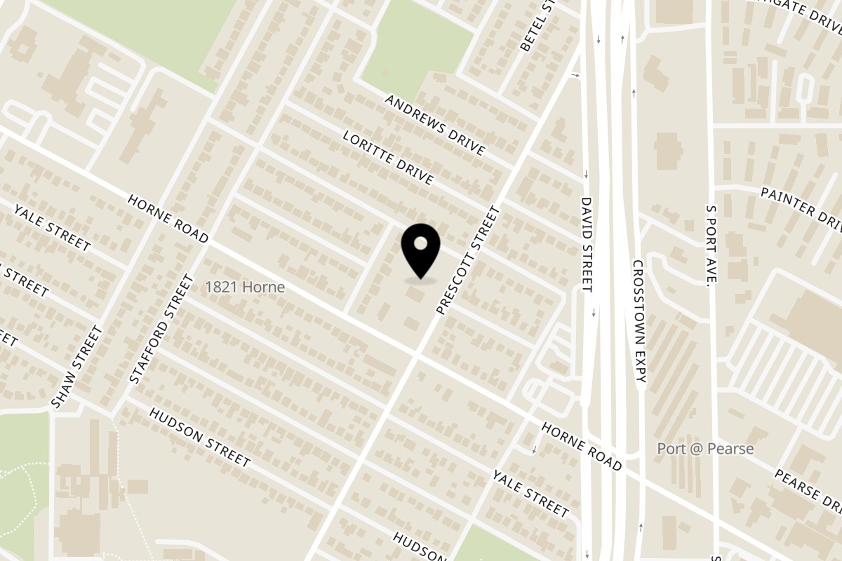 Map showing the location of El Rinconcito Restaurant on 4013 Prescott St in Corpus Christi